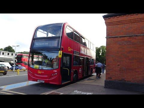 Windscreen View | London General  Rail Replacement : Horley - Purley  E188 SN61BJF