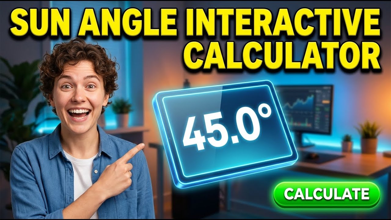 Sun Angle Interactive Calculator
