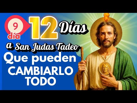 Día 9/𝙎𝘼𝙉 𝙅𝙐𝘿𝘼𝙎 𝙏𝘼𝘿𝙀𝙊 Oración MILAGROSA de **12 Días **𝙥𝙖𝙧𝙖 𝙍𝙀𝙎𝙐𝙇𝙏𝘼𝘿𝙊𝙎 𝙐𝙍𝙂𝙀𝙉𝙏𝙀𝙎 🚨🙏🏽👉🏽𝘿𝙄𝘼 9🚨