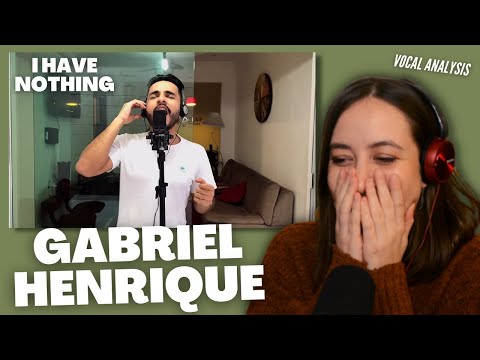 GABRIEL HENRIQUE I Have Nothing | Vocal Coach Reacts (& Analysis) | Jennifer Glatzhofer