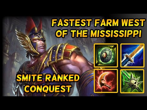 Golden Blade Farming Is Extremely Powerful! - Mercury Jungle Gameplay (SMITE RANKED CONQUEST)