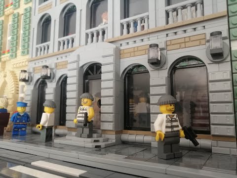 Bankraub ESKALIERT komplett! - Die Bank [3] - Bau einer Lego-Stadt Teil 32