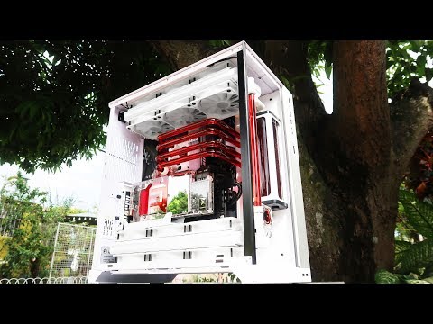Custom Pc Build #66 " Cerise "   Lian-Li 011 Dynamic XL