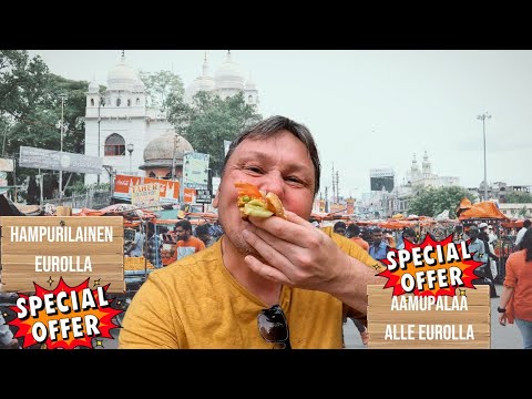 Et usko miten halpaa! Katuruokaa ja Hampurilaisia Intiassa Pilkkahintaan!