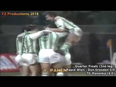 1984-1985 Cup Winners' Cup: Rapid Wien All Goals (Road to the Final)