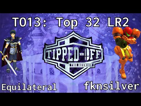 TO13 - Equilateral (Marth) vs fknsilver (Samus) - Top 32 LR2