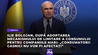 Bolojan, despre mecanismul de limitare a consumului: „Consumatorii casnici nu vor fi afectați”
