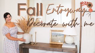 FALL DECORATE WITH ME 2021 | Fall Entryway Decor Ideas 🍂