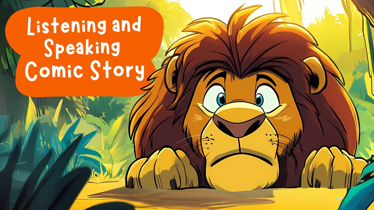 English Story - The Selfish Lion - Listening and Speaking Practice