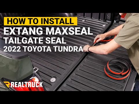How to Install Extang MaxSeal Tailgate Seal on a 2022 Toyota Tundra