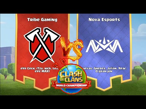 Tribe Gaming Vs Nova Esports | Coc Tournament 2020 | COC WORLD CHAMPIONSHIP