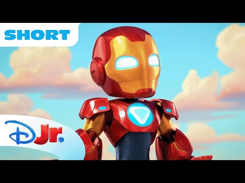 Meet Iron Man as he goes on a rescue mission! 🎡 | Meet Iron Man and his Awesome Friends |@disneyjr