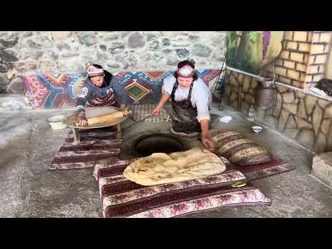 Making Lavash Bread in Armenia