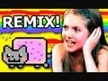 REACT REMIX - Kids React to Nyan Cat 