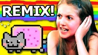 REACT REMIX - Kids React to Nyan Cat