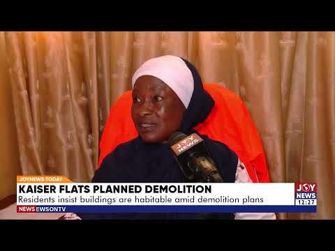 Kaiser flats planned demolition: Residents insist buildings are habitable amid demolition plans.