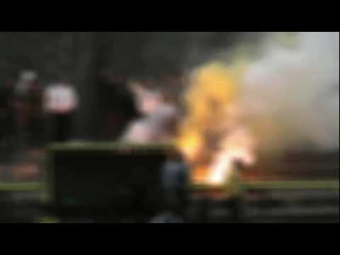 Gewalt und Pyro beim Kreisligaspiel SV Laubusch vs. FC Lausitz Hoyerswerda 10.12.2011