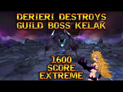 Guild Boss Kelak Extreme | 1600 Score F2P | Seven Deadly Sins: Grand Cross Global