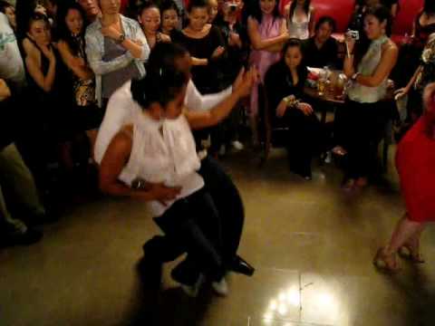 Bobby Dickerson and Magna Gopal at Japan Salsa Congress 2008