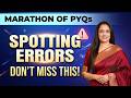Marathon Of Previous Year Spotting Errors English With Rani Ma Am