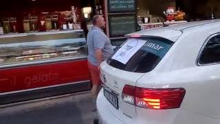 Castelló de la Plana: Caravana de taxis contra el TTIP i el CETA