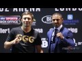 Gennady Golovkin vs. Kell Brook COMPLETE Face off video- New York Press Conference