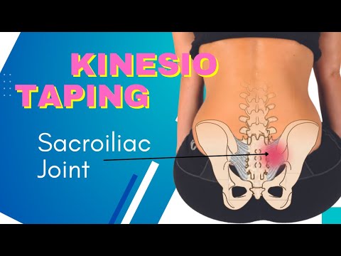 How to apply Kinesiology Tape for the sacroiliac Joint & lower back