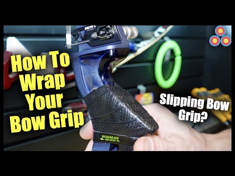 How To Wrap Your Bow Grip With Grip Tape | Archery Grip Tape Wrap