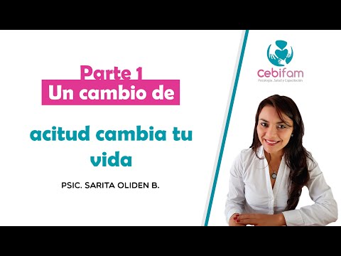 Un cambio de actitud, cambia tu vida   Parte1