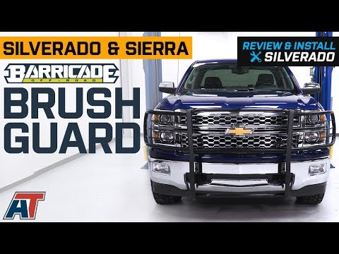 2014-2016 Silverado & Sierra Barricade Black Brush Guard Review & Install