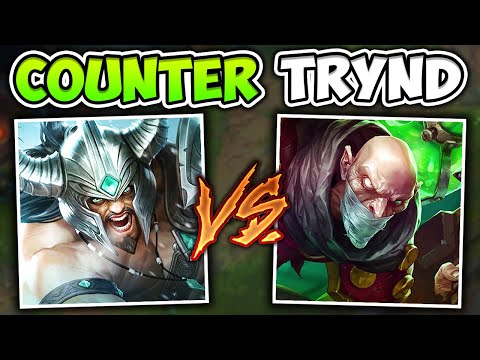 HOW TO DESTROY A TRYNDAMERE FT. THE RANK 1 SINGED - League of Legends