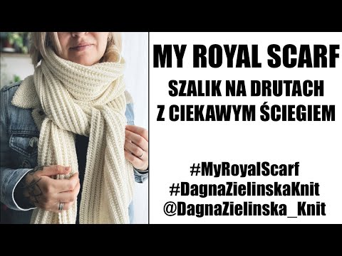 My Royal Scarf. How to knit a scarf?
