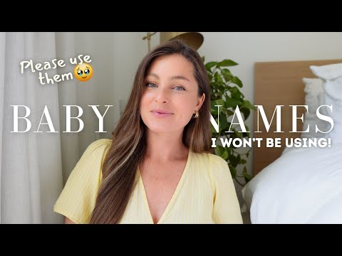 BABY NAMES I LOVE but won't be using 🥹 // Classy, timeless, masculine, naturalistic & unique