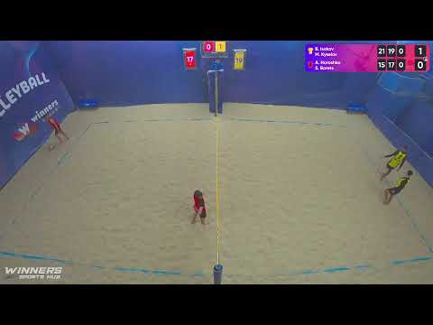 12:15 B.Isakov / M.Kyselov - A.Horoshko / S.Borets |Winners Beach Volleyball