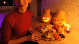 ASMR 🎃 Delicious Halloween Charcuterie 🎃 Whisper