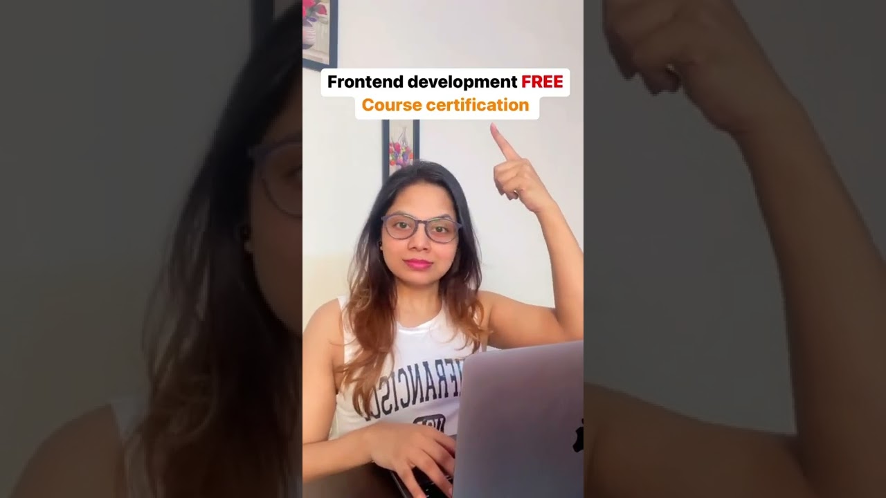FREE Frontend Development Course with Certificate🔥 #frontenddevelopment #developer #freecertificate