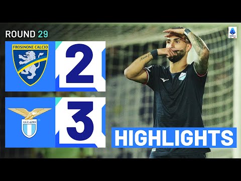 FROSINONE-LAZIO 2-3 | HIGHLIGHTS | Castellanos shines in 5-goal thriller | Serie A 2023/24