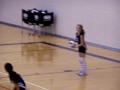 Hillwood Middle School Volleyball Jayde Steele Serves It Up