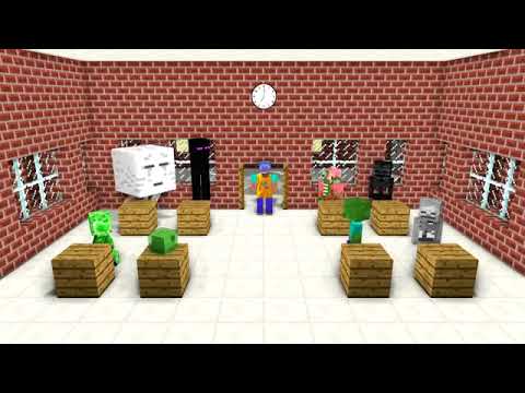 Monster School: PlataBush VS. Nemo VS. KSI VS. Albert Einstein VS. BOI VS. Herobrine VS. Indo Craft