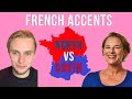 French in Real Life: Northern vs Southern French Accent (ft. Tiktoker francaiscommejamais) #Shorts