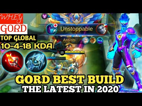 GORD BEST BUILD IN 2020 | TOP GLOBAL GORD Whey - MOBILE LEGEND