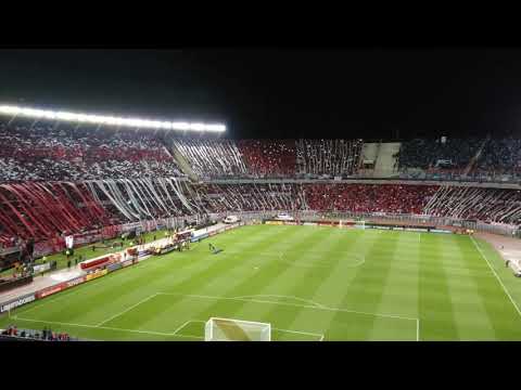 "Recibimiento River vs Gremio" Barra: Los Borrachos del Tablón • Club: River Plate • País: Argentina