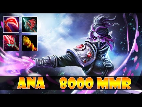 Ana Templar Assassin Pro Play on 8000 MMR Dota 2 Highlights