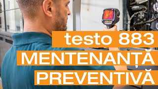 Termografia prin intermediul camerelor termice de la Testo - testo 883 - Termografia in mentenanta preventiva