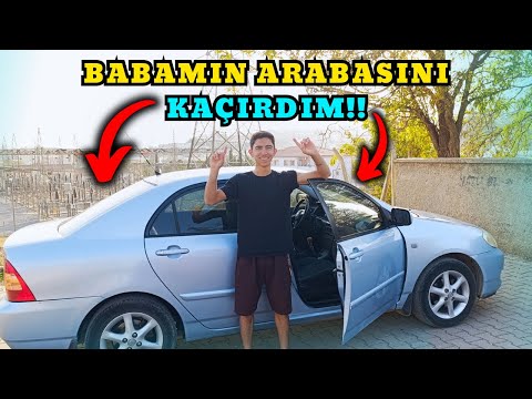 BABAMIN YENİ ARABASINI KAÇIRDIM | YIKADIM