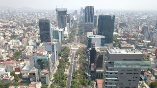 MEXICO CITY, MEXICO [4K] AERIAL DRONE FOOTAGE
