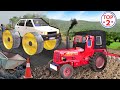 Car Road Roller Desi Jugaad Jeep Tractor Comedy Videos Collection Funny Hindi Kahaniya Moral Stories