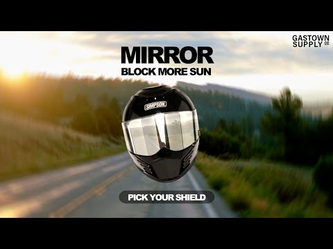 Simpson Motorcycle Helmet Shields