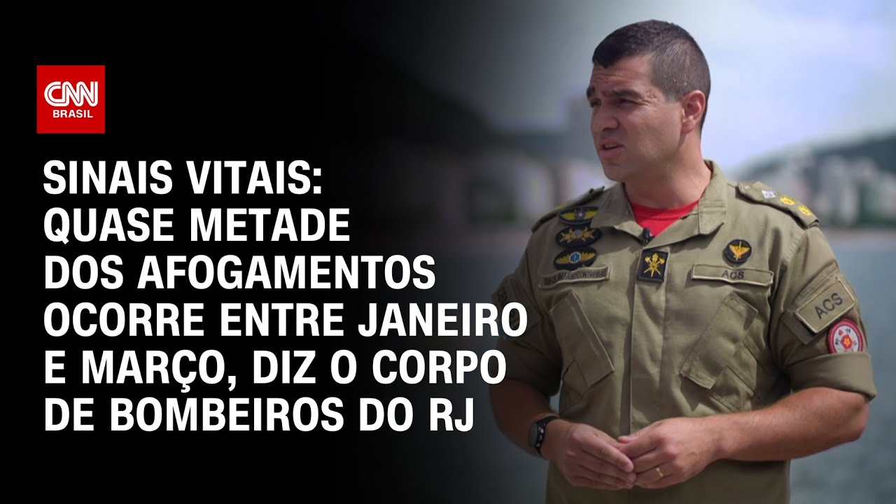 Quase metade dos afogamentos ocorre entre janeiro e março, diz Corpo de Bombeiros | SINAIS VITAIS