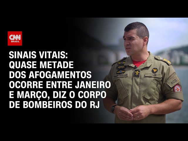Quase metade dos afogamentos ocorre entre janeiro e março, diz Corpo de Bombeiros | SINAIS VITAIS